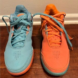 LeBron James Nike Men’s Blue and Orange Sneakers